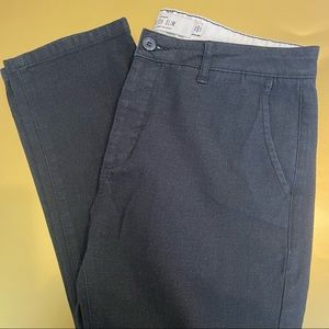 Men’s Topman Slim Straight Pant Size 34W